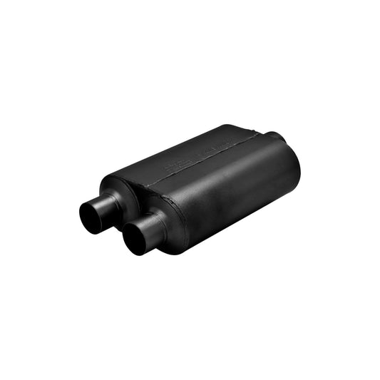 Flowmaster 8530452 Super 40 Series 3.00in Center In and 2.50in Dual Out 16 Gauge 409S Stainless Steel Exhaust System