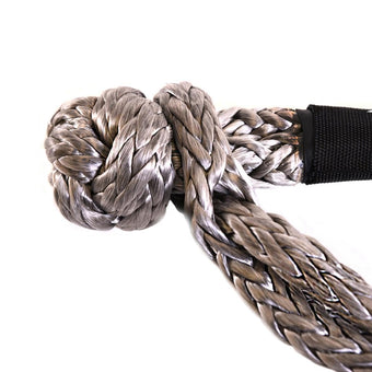 compare product TrailFX Shackle Rope 7/16 Inch HMPE Synthetic Rope 7,500 Pound Working Load Limit 30,000 Pound Break Strength Black Single TrailFX WA047