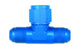 Aeroquip FBM2285 Tee w/Female On The Bottom -12AN Dash Size x -12AN Dash Size x -12AN Dash Size Aluminum Blue Anodized Bulk Packaged Tee w/Female On The Bottom