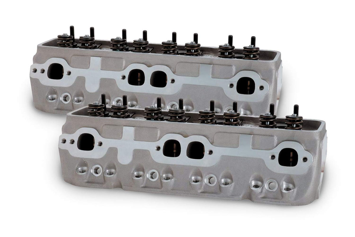 BRODIX IK 200 Aluminum Cylinder Head SBC 2 pc P/N 1021001