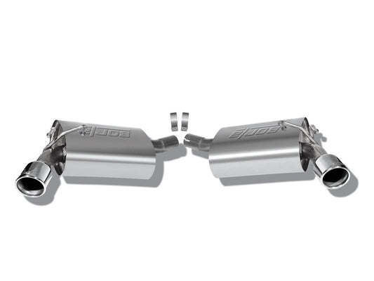 BORLA 11776 Axle-Back Performance Exhaust System for 2010-2013 Chevrolet Camaro 3.6L V6 Automatic/Manual Transmission Coupe/Convertible. Does NOT Fit 2013 RS With Quad-Tips (Dual-mode) Exhaust.