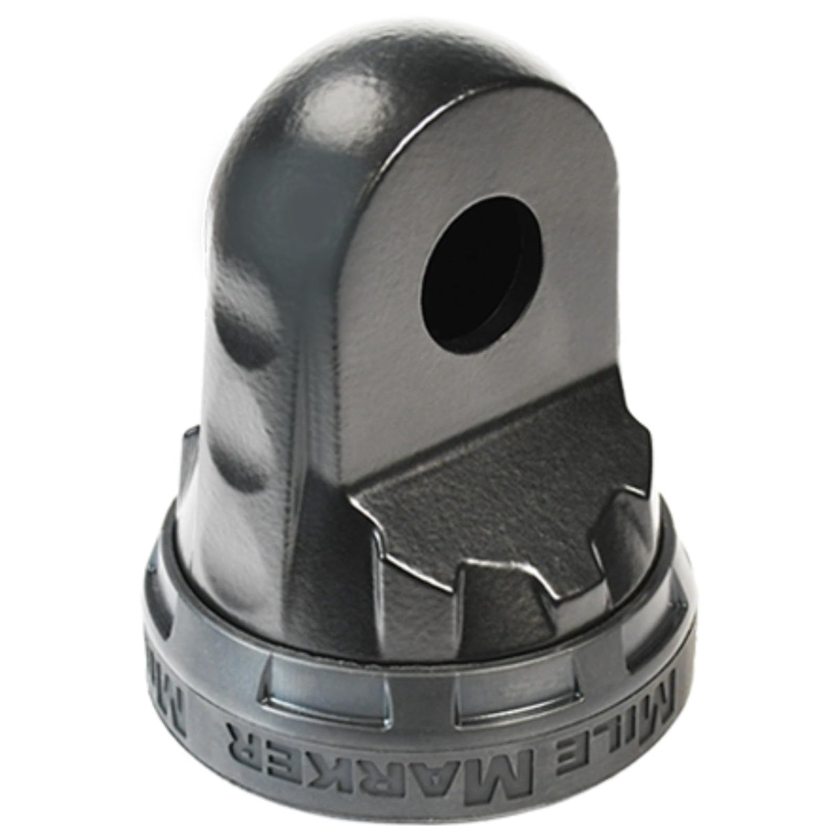 MILE MARKER 60-12100-CB Black Aluminum Winch Shackle Mount | Fits Synthetic Rope and Steel Cable 5/16” and 3/8” | Replaces Conventional Winch Hook | Compatible with Roller or Hawse Fairlead