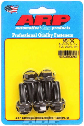 compare product ARP Bolt Kit - 6pt 5pk 10mm x 1.25 x 25mm