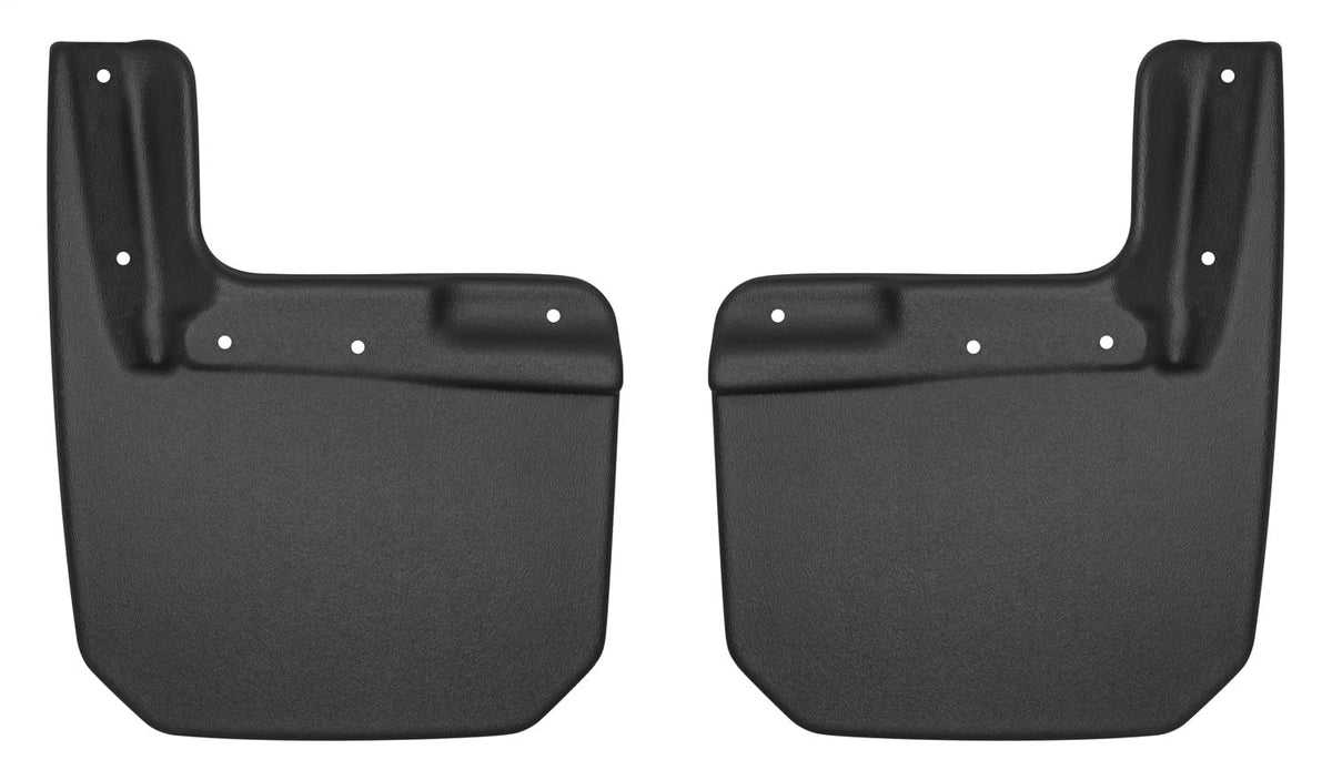 Husky Liners Custom Mud Guards | Fits 2018-2026 Jeep Wrangler JL,Unlimited, 2 dr. & 4 dr. | Front Set, 2-pc Black - 58151