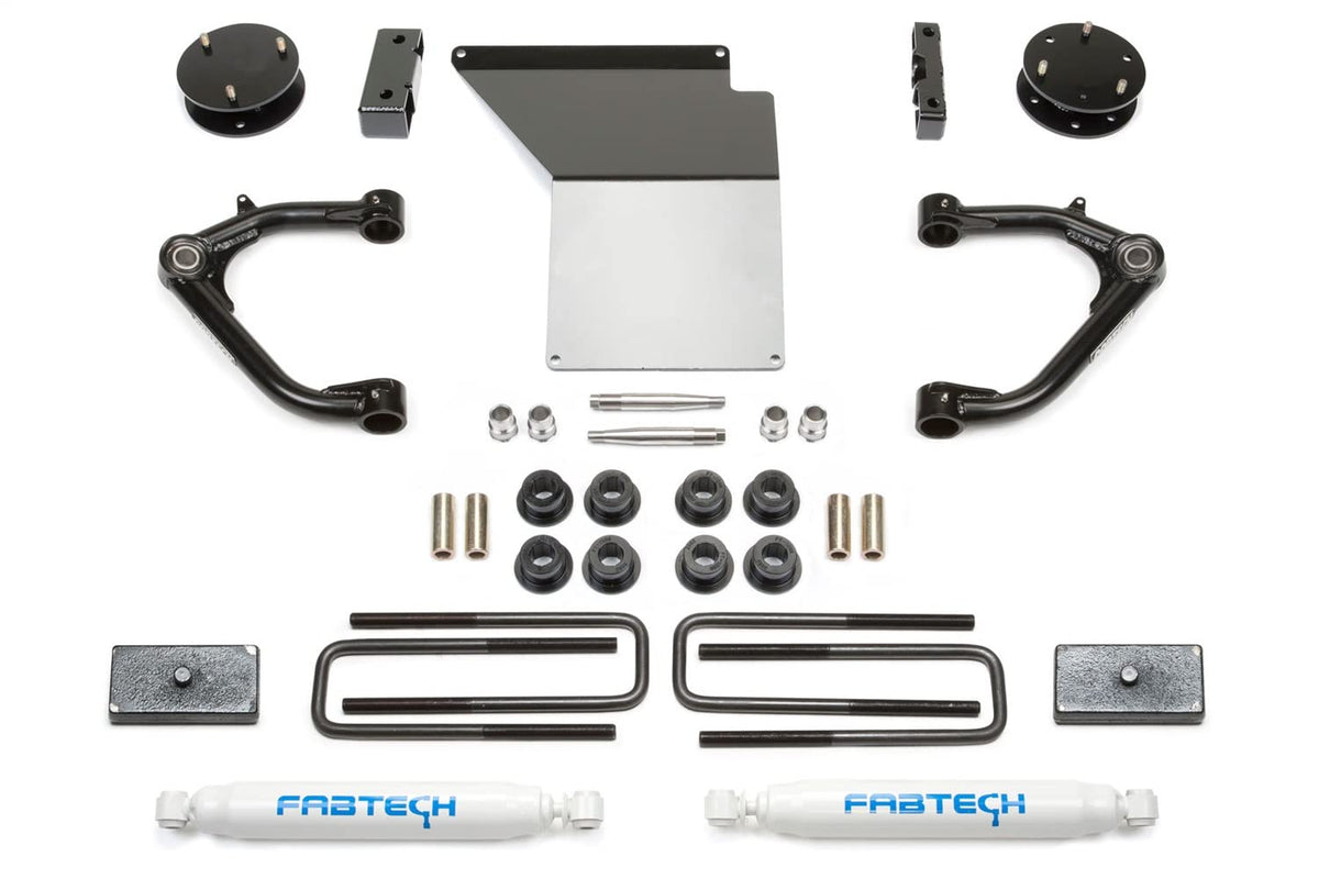 Fabtech FTS21135 4" Uniball Upper Control Arm with Dual Shock Tabs