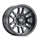 Dirty Life CANYON Matte Black Wheel with Alloy Steel (17 x 9. inches /5 x 71 mm, -12 mm Offset)