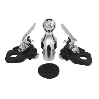 compare product Husky Towing Gooseneck Trailer Hitch Accessory Kit 33213, for Use with RAM OE Puck System, with 2-5/16 Inch 35000 Pound Capacity Ball/Two Tie Downs/Rubber Cap, Fits 2011-2020 Ram 2500/3500
