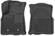 Husky Liners X-act Contour Floor Mats | Fits 2016-2017 Toyota Tacoma, Double & Access CAB ONLY w/Auto Trans | Front Row, 2-pc Black - 53741