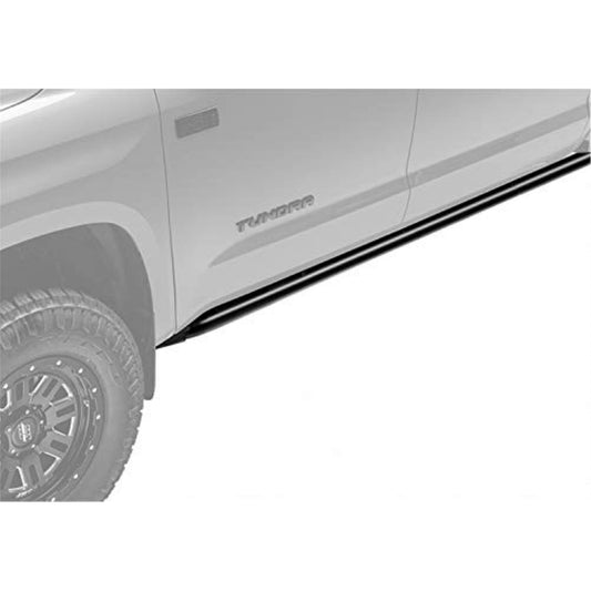 RealTruck RKR Rails for RAM | Cab Length, Tubular Steel, Textured Black | D204RKRCC | Fits 2019-2023 RAM 2500/3500 (New Body Style) Crew Cab, SRW/DRW Gas/Diesel