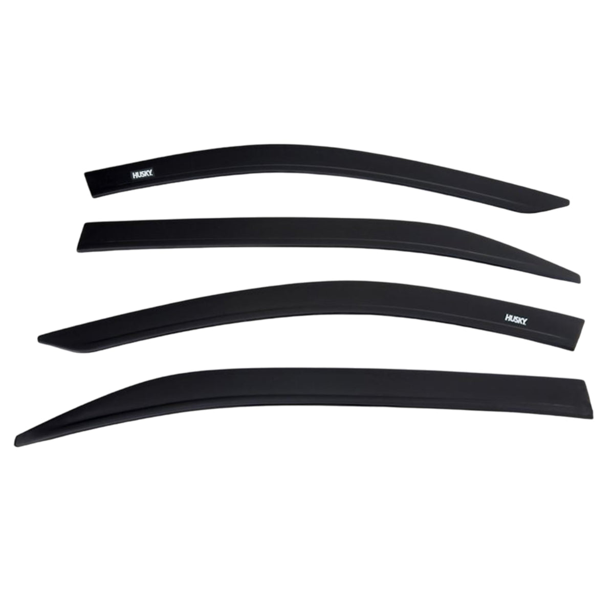 Husky Liners Low Profile Ventvisor Rain Guards | Fits 1999-2007 Chevrolet Silverado 1500, 2001-2007 Silverado 2500 HD & 3500 (07 Classic) Crew CAB ONLY | Front & Rear, Smoke, 4-pcs. | 2854014