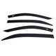Husky Liners Low Profile Ventvisor Rain Guards | Fits 1999-2007 Chevrolet Silverado 1500, 2001-2007 Silverado 2500 HD & 3500 (07 Classic) Crew CAB ONLY | Front & Rear, Smoke, 4-pcs. | 2854014