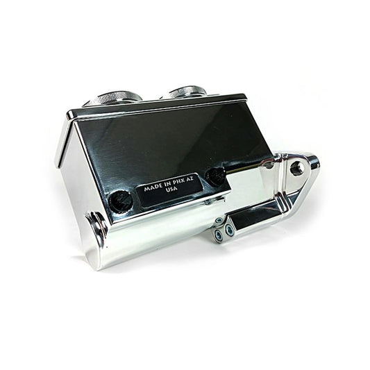 Baer Brakes Master Cylinder, Remaster, 0.875 in Bore, Integral Reservoir, Driver Side Port, Aluminum, Polished, Each
