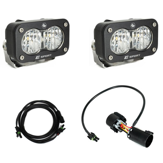 Baja Designs S2 Sport LED Reverse Light Kit for Ford Super Duty Truck 23-On with Trailer Hitch Harness