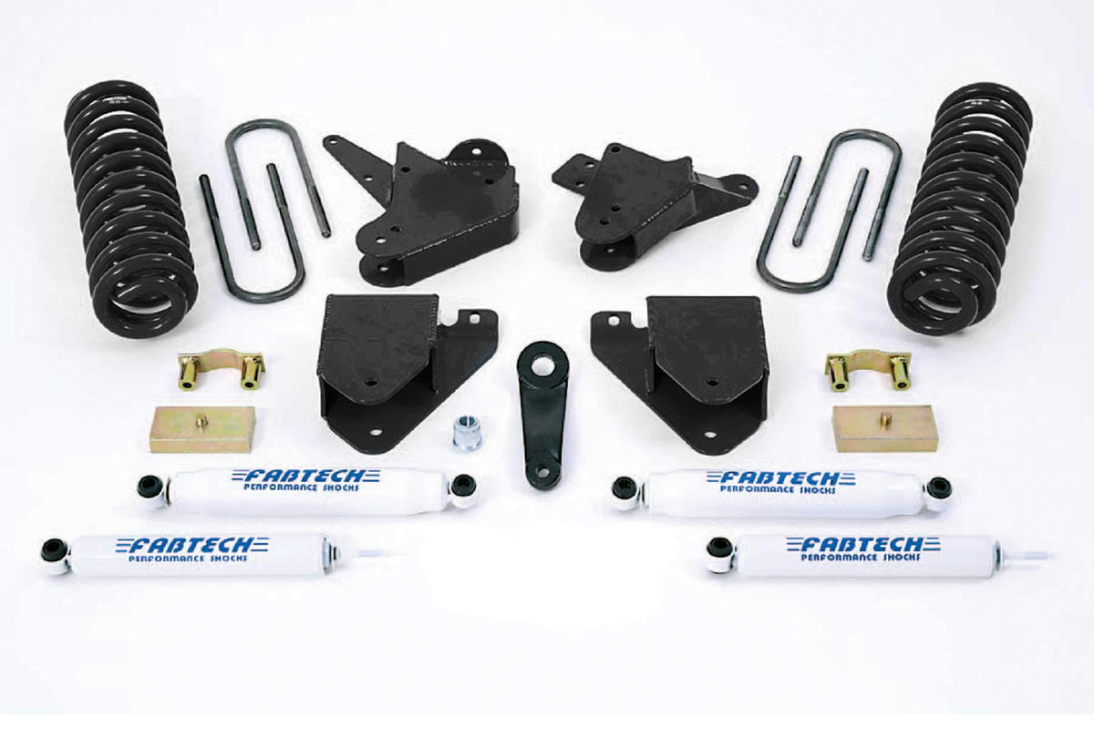 Fabtech K2097 Basic Lift System w/Shocks w/Performance Shocks 6 in. Lift Basic Lift System w/Shocks