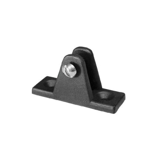 Round Tube Bimini Top Kit with Nylon Fittings, Jet Black Sunbrella