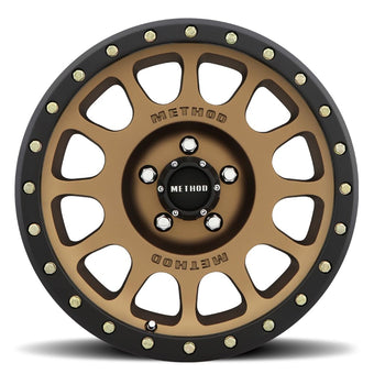 compare product Method Race Wheels MR305 NV, 18x9, 0mm Offset, 5x150, 116.5mm Centerbore, Method Bronze - Matte Black Lip, MR30589058900