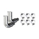 RoadWorks 7" Exhaust Kit for Freightliner with 90 Degree Reduced Elbows, and Clamps | EXKITFL17HD