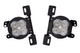 Diode Dynamics SS3 SAE/DOT Type MR Fog Light Kit compatible with Jeep, JK Wrangler/Wrangler/Gladiator, White SAE Fog Sport with Backlight