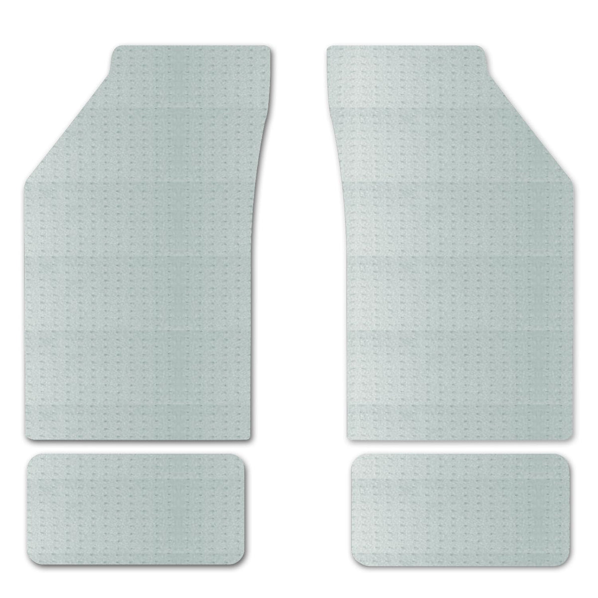 Coverking Custom Fit Vehicle Floor Mats Backed with Non-Slip Rubber Spikes and Designed for Ford F-150 Models: Textured Top Surface, Clear