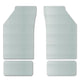 Coverking Custom Fit Vehicle Floor Mats Backed with Non-Slip Rubber Spikes and Designed for Ford F-150 Models: Textured Top Surface, Clear