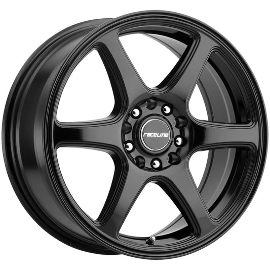 Raceline Wheels Matrix 146 Gloss Black Wheel (18 x 8. inches /5 x 110 mm, 40 mm Offset)