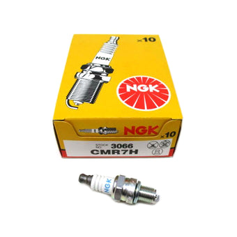 compare product NGK Genuine 10 Pack Spark Plugs Resistor for Lawn Mowers fits B&Q MC018, Beast Lawn 36FBM1, 54FBM19, M36BDB, M36FDB / 3066-10PK CMR7H