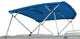 Carver Industries CARV Fabric 8' Bimini PBLU