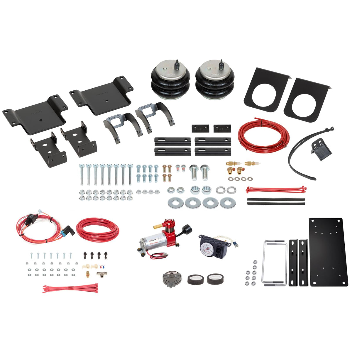 Firestone Airide 2875 All-In-One Analog Rear Air Spring Kit fits 2005-2023 Tundra | Up to 5,000 lbs of Load-Leveling Capacity | 5-100 PSI | Easy Installation