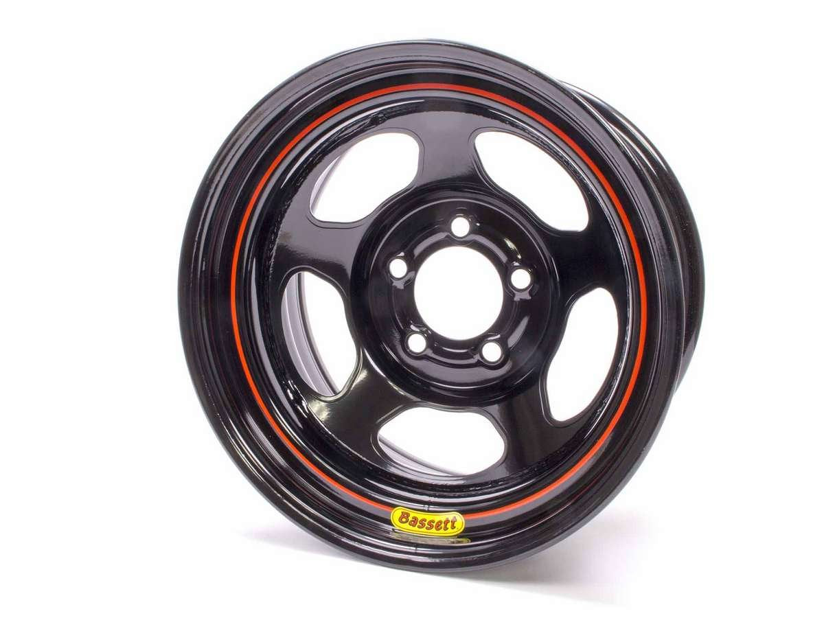 Bassett Armor Edge 15x8 in 5x4.75 Black Wheel Rim P/N 58RC2EB