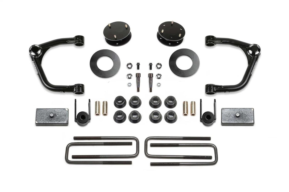 Fabtech K1131 Uniball Lift System 3.5 In. Lift w/ARC Spring Spacer Kit Uniball Lift System