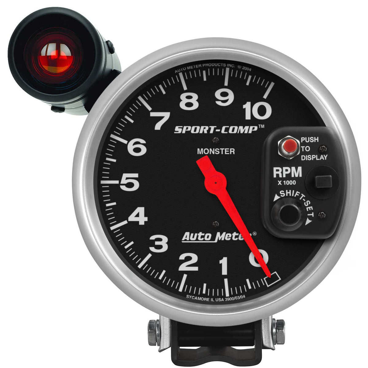 Auto Meter 3904 Sport-Comp Shift-Lite Tachometer 5.000 in.