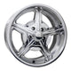 Billet Specialties Wheel, Speedway, 20 x 8.5 in, 5.500 in Backspace, 5 x 4.75 in Bolt Pattern, Aluminum, Polished, Each