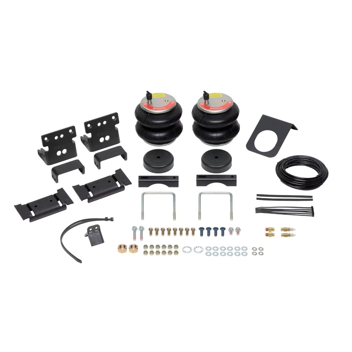 Firestone Airide Red Label Air Suspension Kit with Mounting Assembly fits 2003-2013 RAM 2500/3500 | 150 PSI | 7500 LBS Capacity | No Drill Installation | PN 2701