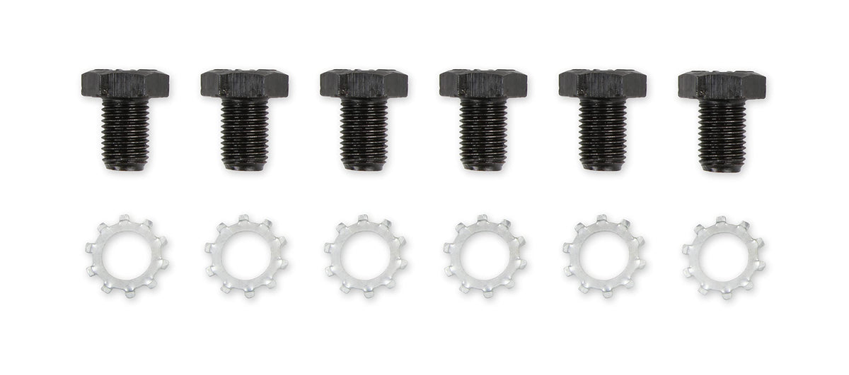 Mr. Gasket Flexplate, Bolts Gr.8 Gm, Black