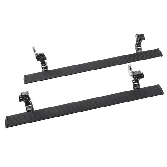 RealTruck AMP Research PowerStep Vision Retractable Electric Truck Steps with LED Step Lights | Fits 2024-2026 Ford Ranger SuperCrew | 96363-01A