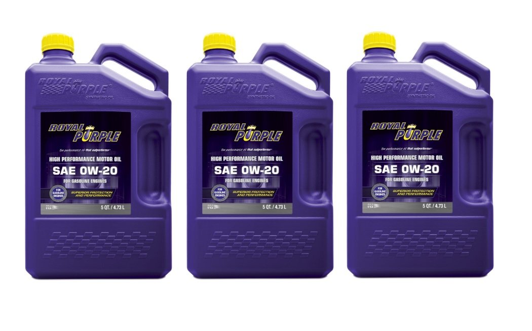 Royal Purple API-Licensed SAE 0W20 High Performance Synthetic Motor Oil - 5 qt. (Case of 3)