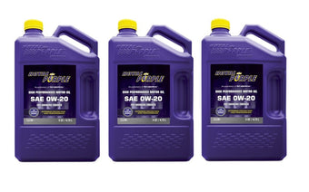 compare product Royal Purple API-Licensed SAE 0W20 High Performance Synthetic Motor Oil - 5 qt. (Case of 3)