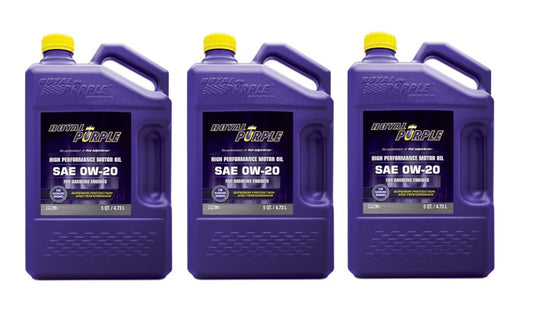 Royal Purple API-Licensed SAE 0W20 High Performance Synthetic Motor Oil - 5 qt. (Case of 3)