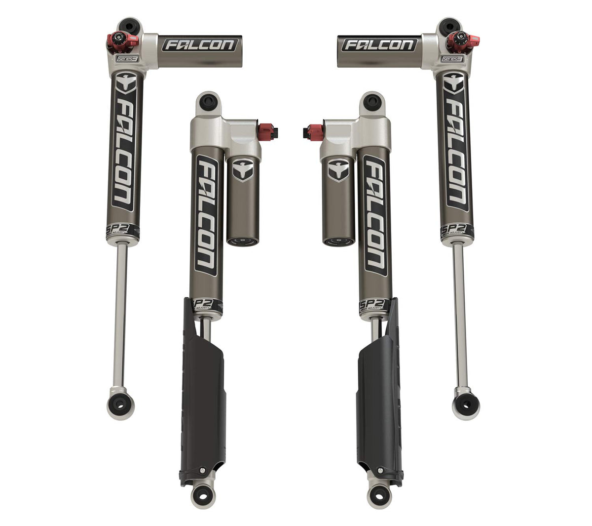 JT Falcon SP2 3.3 Fast Adjust Piggyback Shocks (2-3” Lift)