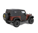 Bestop Full Fabric Doors Black Twill 5179817 for Jeep Wrangler JK 2007-2018