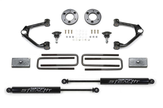 Fabtech K1152M Ball Joint Control Arm Lift System 1.5 in. Lift w/Rear Stealth Shocks Ball Joint Control Arm Lift System