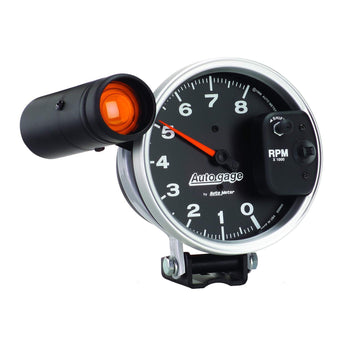 compare product AUTO METER 233905 Autogage Monster Shift-Lite Tachometer, Black dial/Silver bezel, 5.000 in.