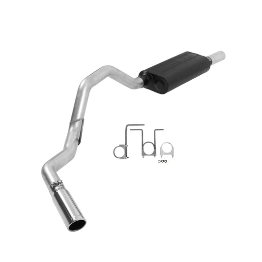 Flowmaster 17446 Force II Cat-Back Exhaust Kit 3 Inch Aluminized Steel 3.5 Inch Polished 304 Stainless Steel Tip Compatible with 2008-2013 Ford F-250 F-350 V8 or V10 2/4WD All Wheelbases