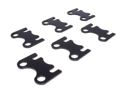 Comp Cams 4808-6 Flat 1 Piece Guide Plate Set Chevrolet w/ 5/16" Pushrod 7/16" Stud, Black