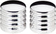 Billet Specialties 248815 Ribbed Style Windshield Wiper Post Cover