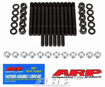 compare product ARP Main Stud Kit, Hex Nuts, 2-Bolt Mains, Chromoly, Black Oxide, Large Journal, Windage Tray, compatible with Small Block Chevy, Kit