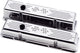 Billet Specialties 95127 Short Checkered Flag Valve Cover for Small Block Chevy
