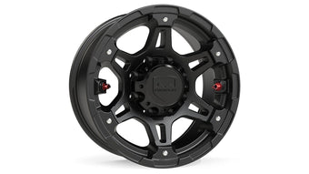compare product TeraFlex Nomad Split Spoke Off-Road Wheel – 8X6.5” – -12mm – Metallic Black
