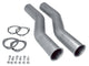 Hedman Hedders Collector Reducer Extension, X-Tension, Mandrel S-Bend, 3 in 3-Bolt Inlet to 2.5 in Outlet, Gaskets/Hardware, Steel, Natural, Pair