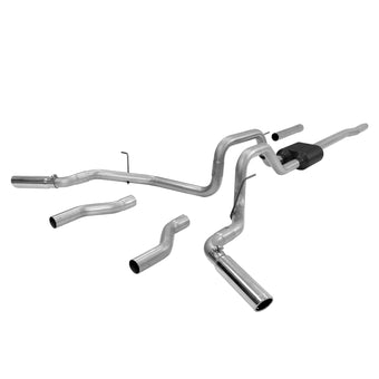 compare product Flowmaster 8174817 American Thunder Cat-Back Exhaust Kit 2.5 Inch Stainless Steel 3 Inch Polished 304 Stainless Steel Tips Compatible with 2004-2008 Ford F-150 Lincoln Mark LT 4.6L 5.4L